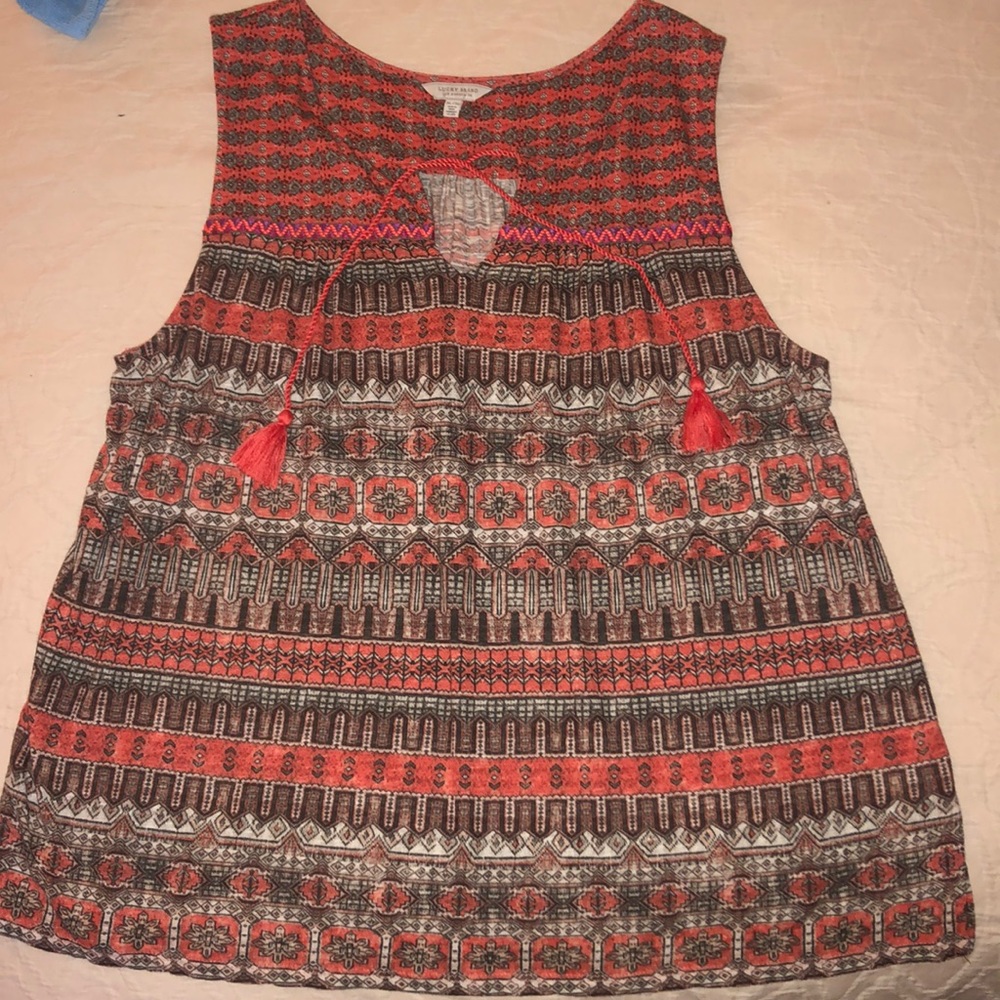 Lucky Brand sleeveless top XL